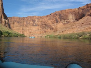 Floating down the Colorado River