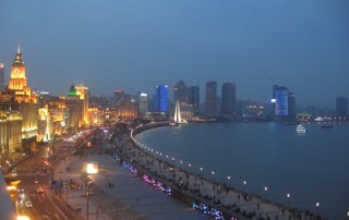 Shanghai Bund at night