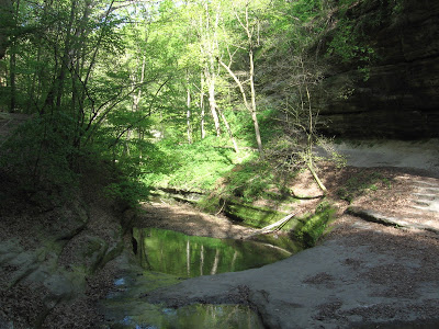 Pool at the bottom of the LaSalle Canyon waterfall
