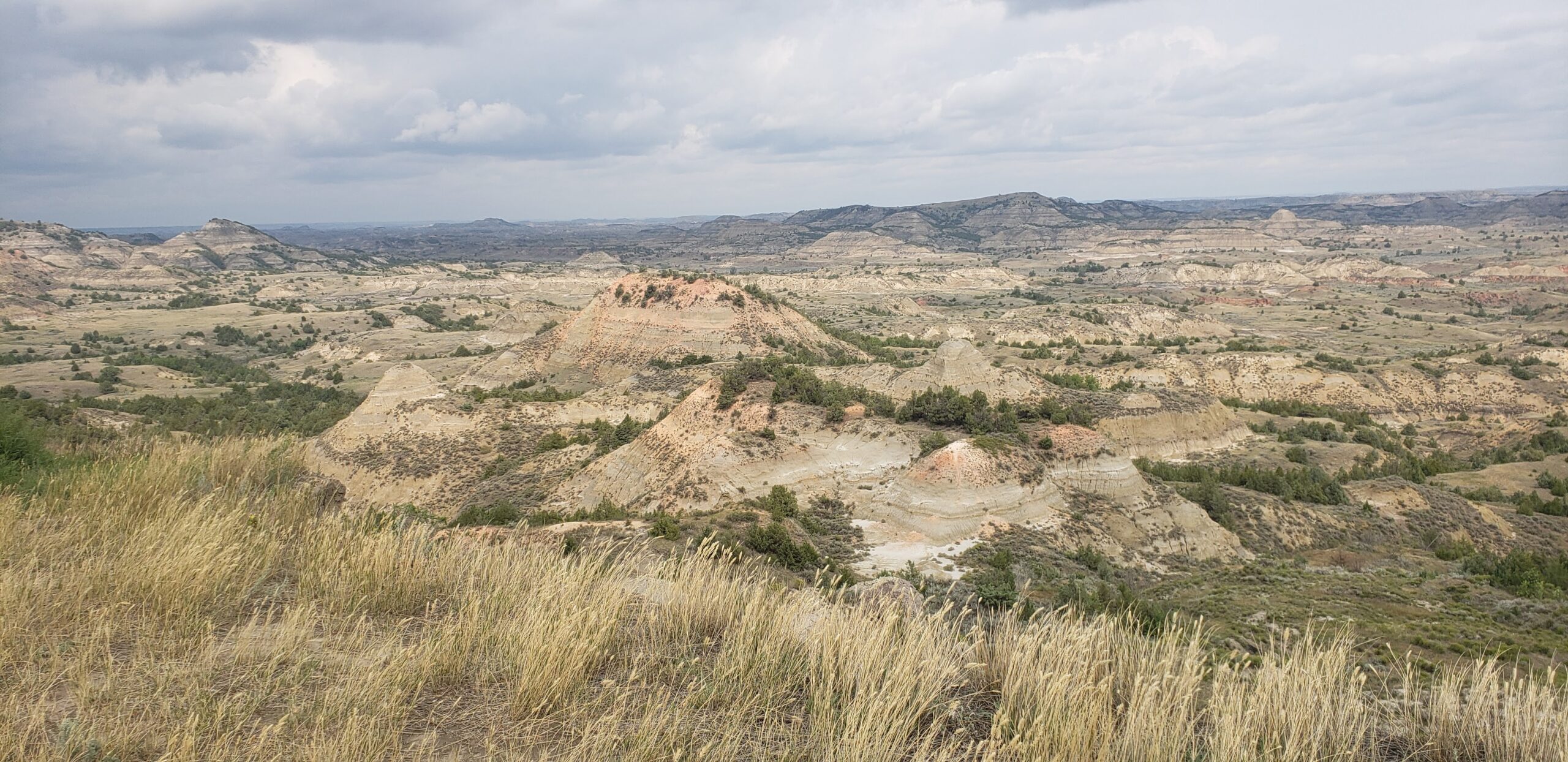 View of Theodore Roosevelt National Park from Painted Canyon Visitor Center
