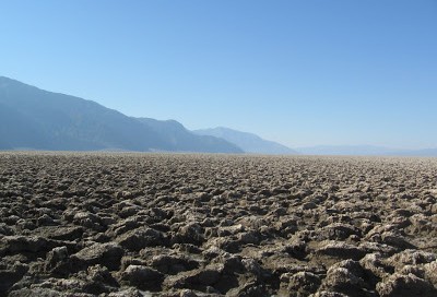 Devil's Golf Course in Death Valley