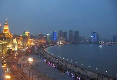 Shanghai Bund at night