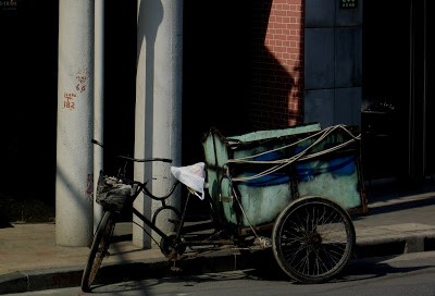 Transport bike in Shanghai